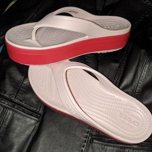 Crocs flip flops